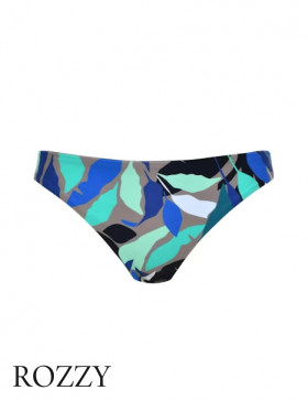 Трусы купальные Naturana 78034 хаки/черный/бирюзовый Ф
