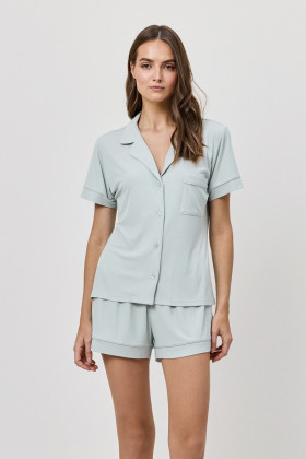 Пижама с шортами Aruelle Dove светло-мятный