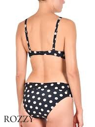 Купальник раздельный Naturana 72552 черный/горох Ф