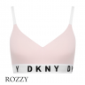 Бюстгальтер без косточек хлопковый DKNY Cozy Boyfriend DK4518 розовый