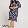 Сорочка хлопковая Taro Vivian Maxi 2980/3014 синий
