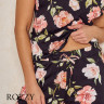 Пижама хлопковая Taro Peony 3136 черный/розовый