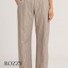 Брюки пижамные Hanro Urban Casuals 078713 бежевый/белый