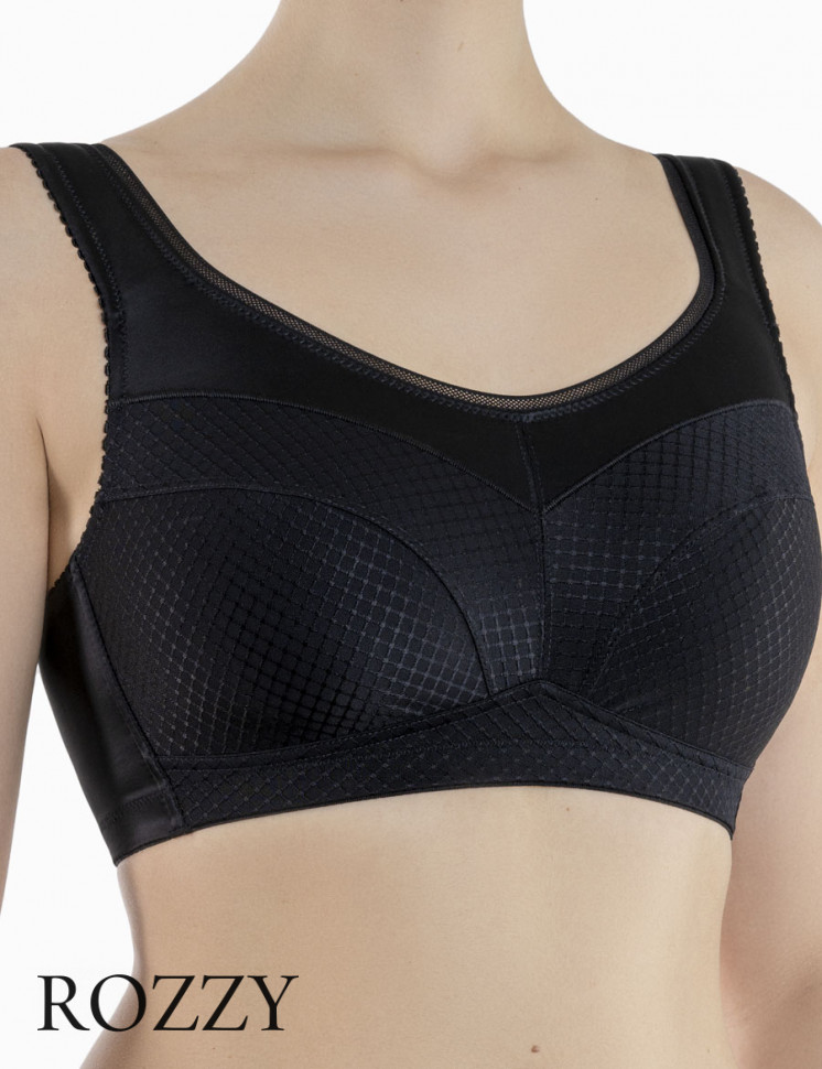 Бюстгальтер-топ без косточек Senselle by Felina Queen Gambit 1020074 черный