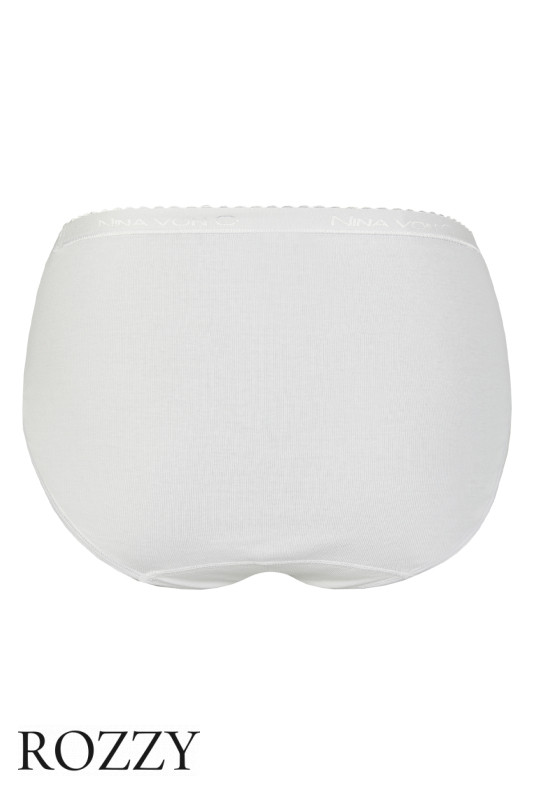 Трусы макси хлопковые Nina Von C Slipboutique 70160113 белый