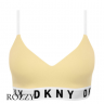 Бюстгальтер без косточек хлопковый DKNY Cozy Boyfriend DK4518 желтый