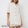 Костюм домашний льняной Aruelle Lorraine Set кремовый