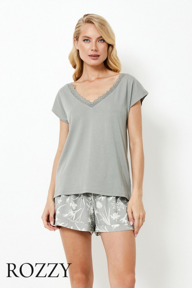 Пижама вискозная Aruelle Fabiana хаки