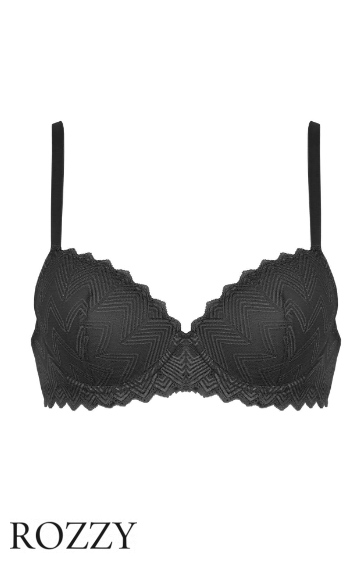 Бюстгальтер Naturana Lace 7672 черный