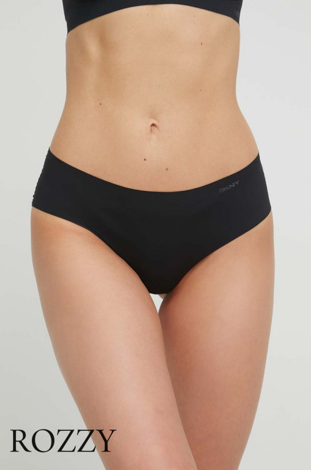 Трусы хипстеры обрезные DKNY Litewear DK5028 черный