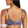 Бюстгальтер спортивный без косточек Playtex 4803 серо-голубой