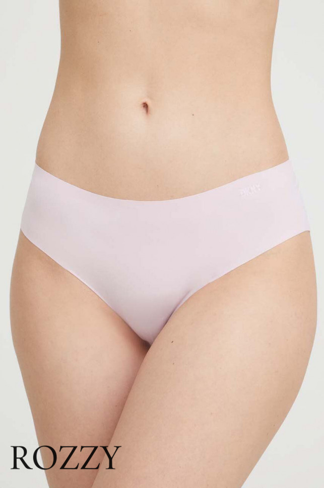 Трусы хипстеры обрезные DKNY Litewear DK5028 розовый