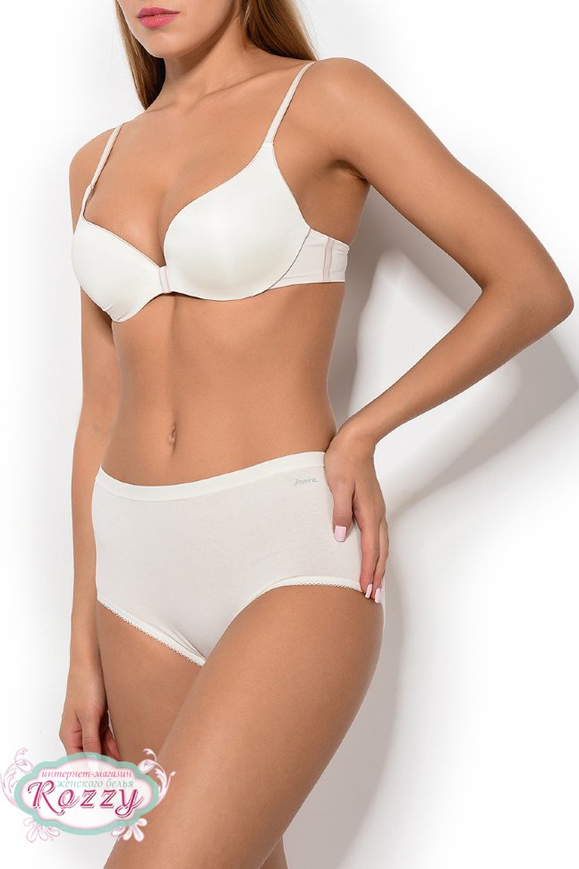 Трусы макси хлопковые Janira 31643 (уп.2шт.) белый, ванильный, песочный, черный 