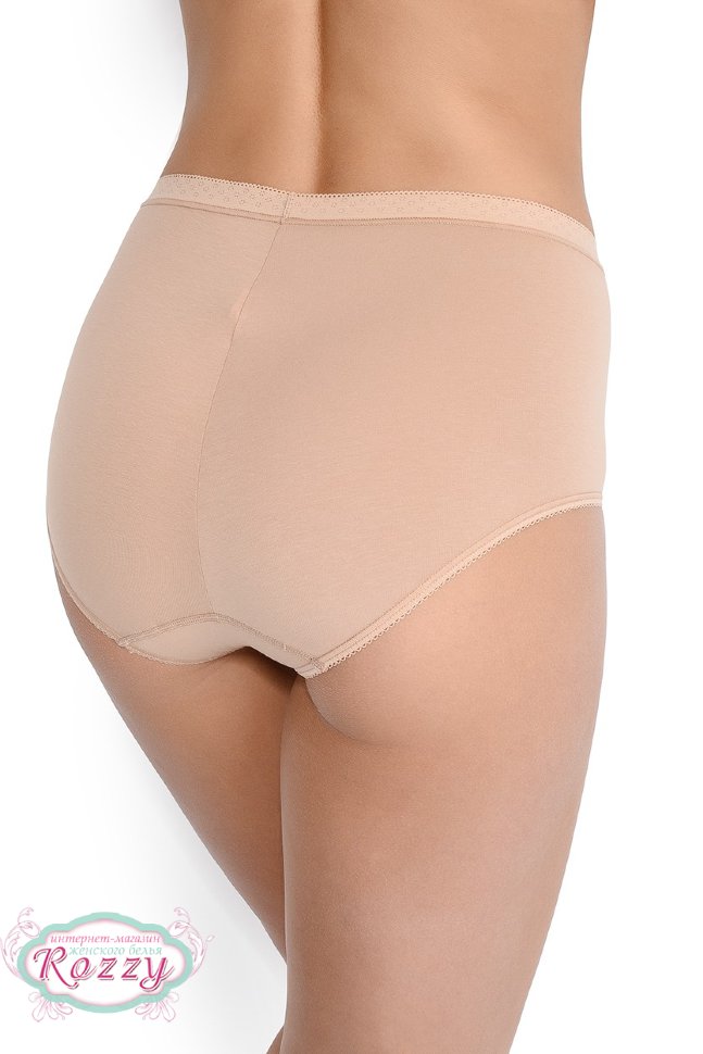 Трусы макси хлопковые Janira 31643 (уп.2шт.) белый, ванильный, песочный, черный 