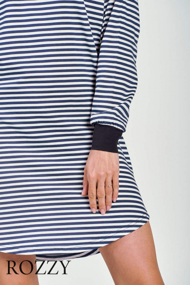 Сорочка хлопковая Taro Trudy 3220 темно-синий/белый