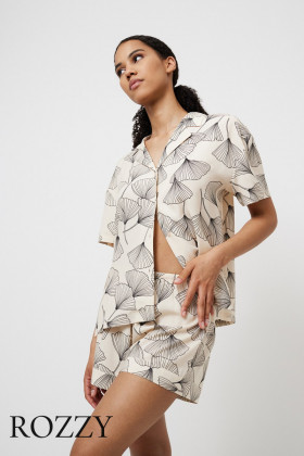 Пижама вискозная Aruelle Seashell экрю