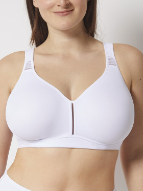 Бюстгальтер минимайзер без косточек Selene Elvira белый