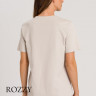 Футболка хлопковая Hanro Natural Shirt 078662 сепия