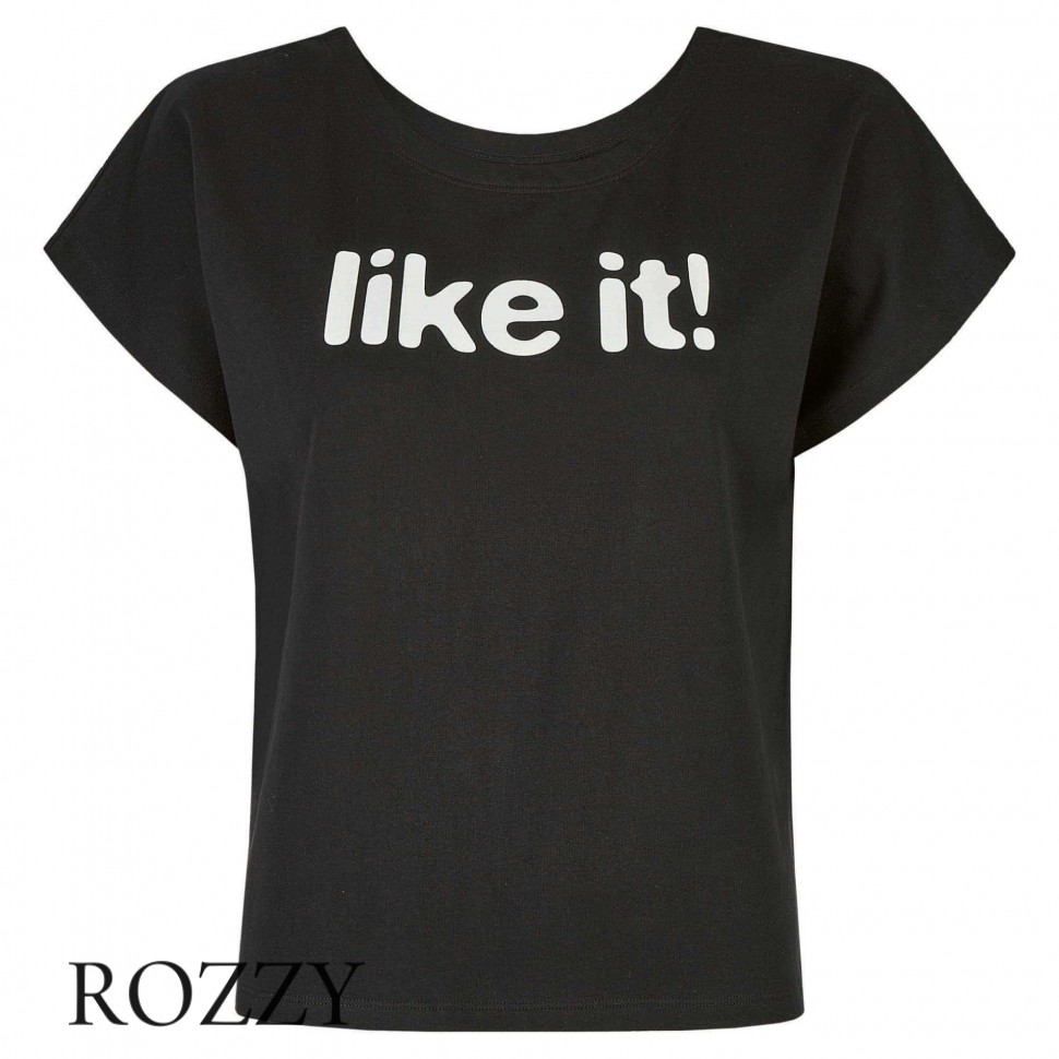 Футболка хлопковая Like It 6164460 черный