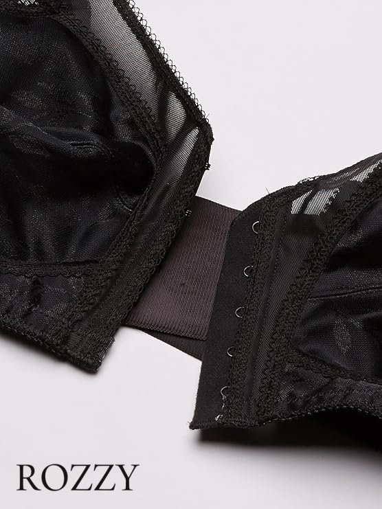 Бюстгальтер спереди застежка без косточек Playtex 4695 черный