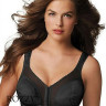 Бюстгальтер спереди застежка без косточек Playtex 4695 черный