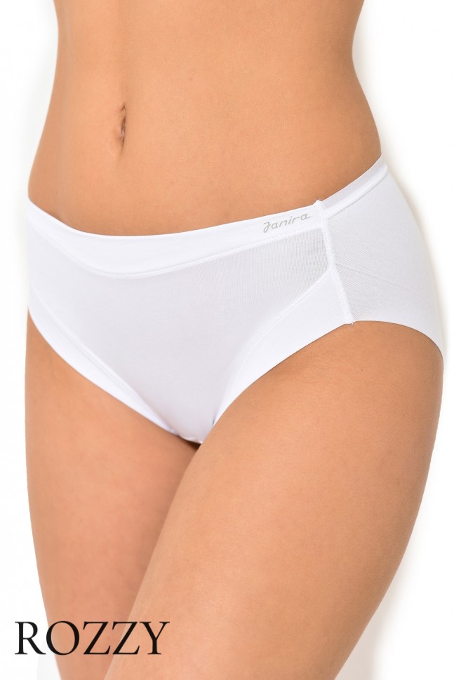 Трусы классика хлопковые Janira Cotton Band 31862 белый