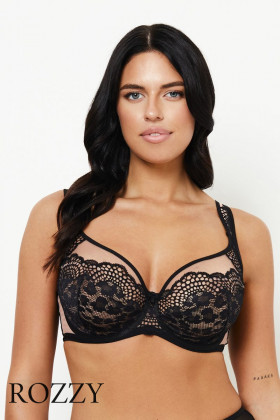 Бюстгальтер фулл-кап Subtille Leona черно-бежевый