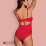 Боди Obsessive Jolierose Teddy красный 