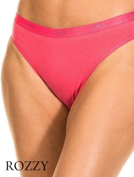 Трусы слипы хлопковые DIM Les Pockets Cotton 4C17 розы (уп.3шт.)