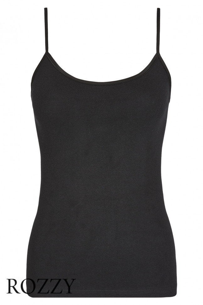 Майка хлопковая Nina Von C Daily 77310114 черный 