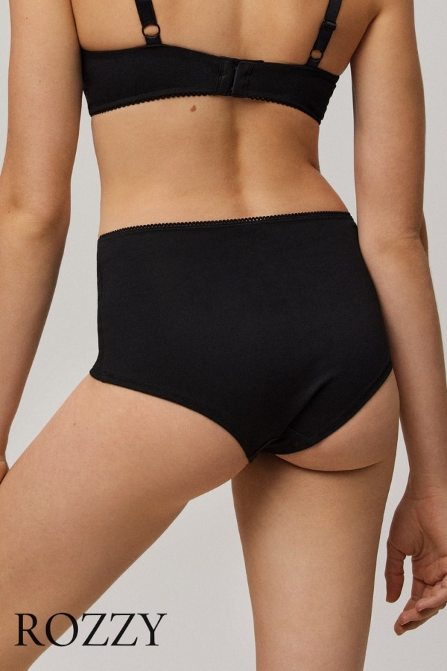 Трусы классика хлопковые Ysabel Mora 10075 черный