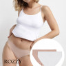 Трусы слипы обрезные хлопковые DIM Body Touch Cotton 04NR телесный/белый (уп.2шт.)