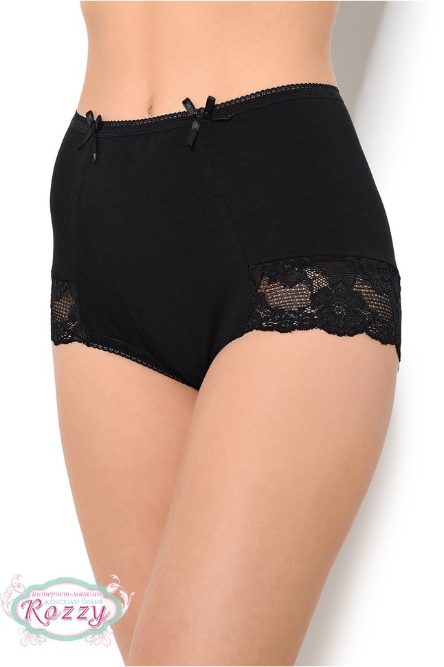 Трусы супер макси хлопковые Cote Coton 75304 белый, бежевый, черный (уп.2шт.)