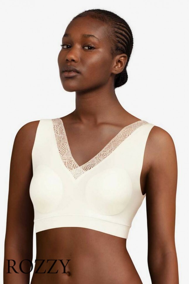 Бюстгальтер-топ без косточек Chantelle Soft Stretch C11G60 ванильный
