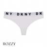 Трусы стринги хлопковые DKNY Cozy Boyfriend DK4529 белый