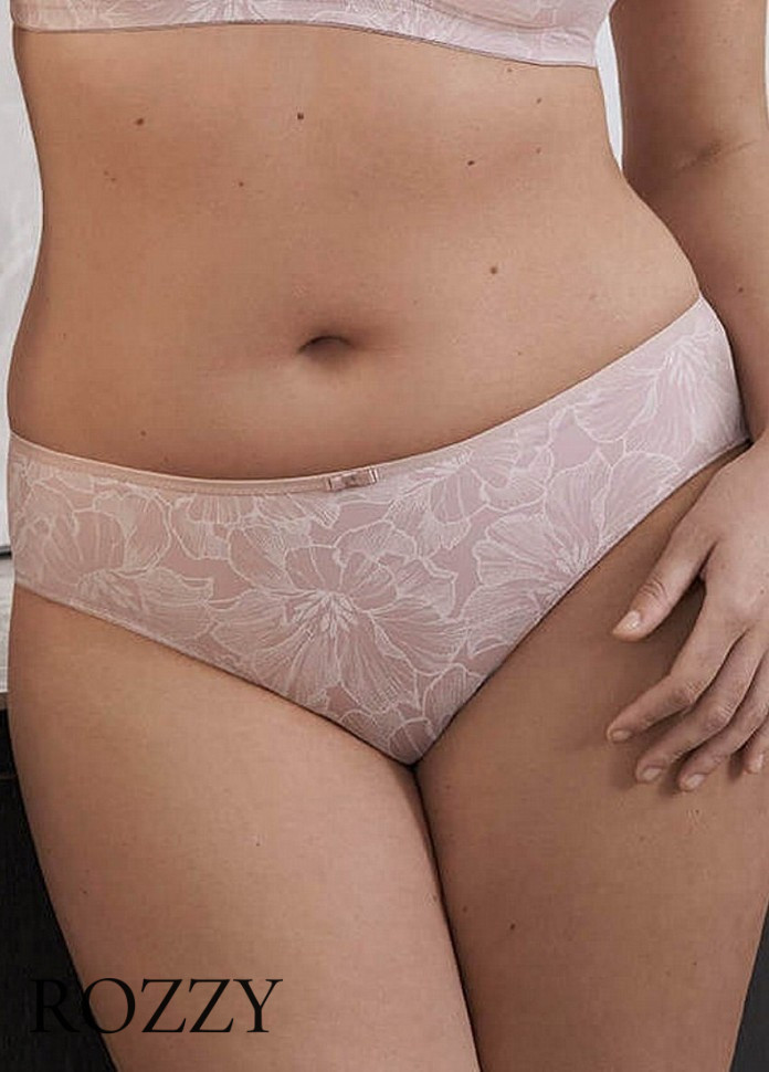 Трусы слипы обрезные Felina Vision Bloom 210288 серо-коричневый К+Ф 