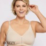 Бюстгальтер без косточек хлопковый Bali Double Support 3036 серо-коричневый