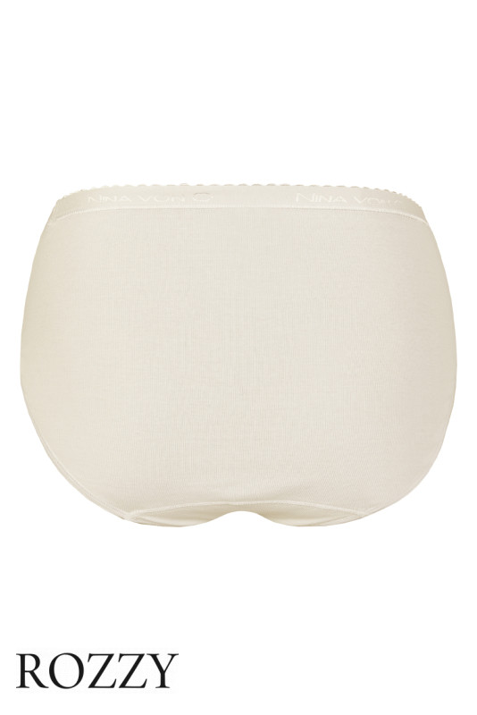 Трусы макси хлопковые Nina Von C Slipboutique 70160113 ванильный