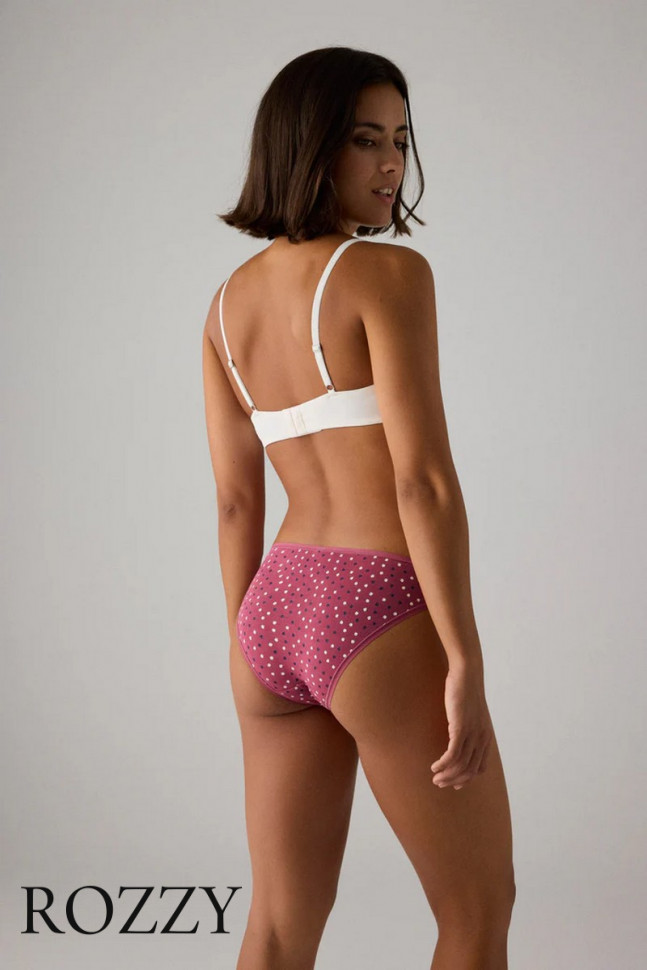 Трусы бикини хлопковые Ysabel Mora 19014 темно-синий/амарант (уп.2шт.)