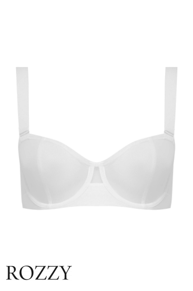 Бюстгальтер балконет DKNY Sheers DK4939 белый 