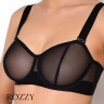 Бюстгальтер балконет DKNY Sheers DK4939 черный