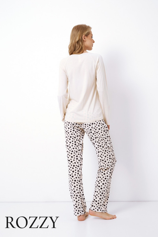 Пижама Aruelle Ginger бежевый/черный