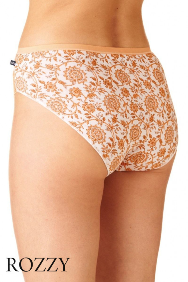 Трусы слипы хлопковые Key LPC 171 B22 бежевый/оранжевый (уп.2шт.)