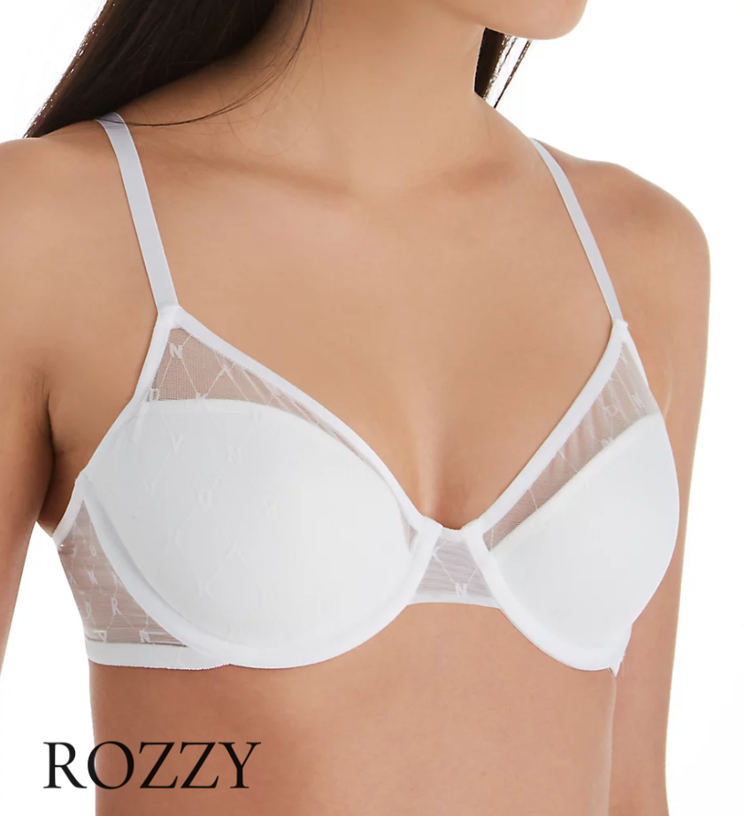 Бюстгальтер DKNY Monogram Mesh DK4040 белый