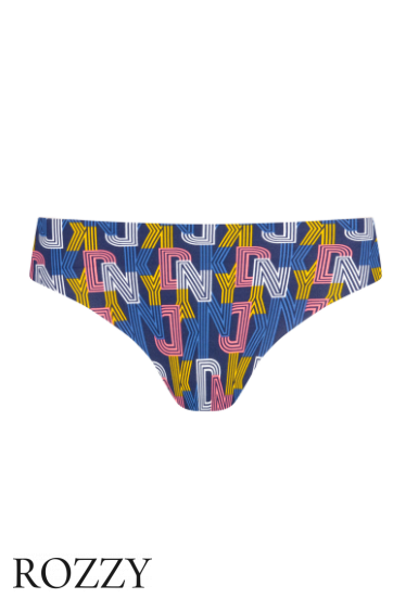 Трусы стринги обрезные DKNY Litewear DK5026 синий/лого