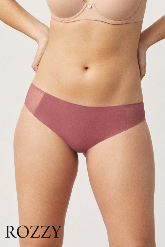 Трусы бразильяна хлопковые обрезные Ysabel Mora 19316 пыльная роза