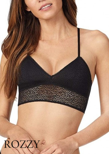 Бюстгальтер бралетт без косточек DKNY Modern Lace DK4021 черный