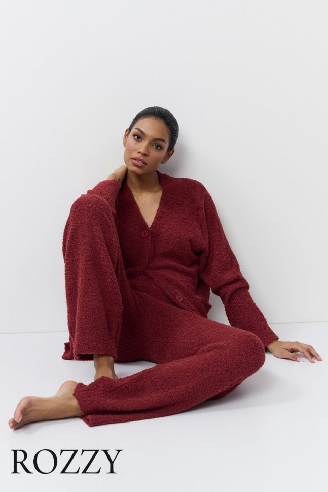 Костюм домашний Aruelle Merry Set Soft бургундское вино