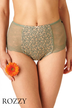 Трусы макси хлопковые Key LPF 173 B22 бежевый/мятный (уп.2шт.)