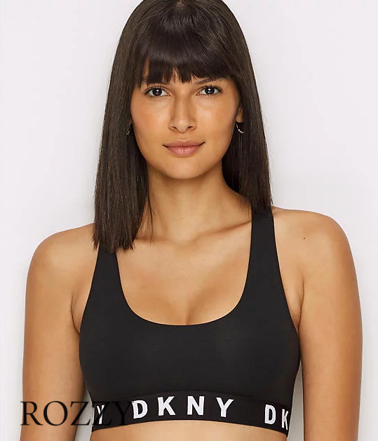 Топ DKNY Cozy Boyfriend DK4519 черный-белый